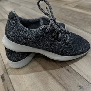 Allbirds Charcoal Merino Wool Lace-Up Sneakers 10